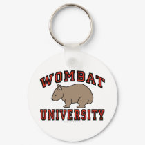 Wombat University keychains