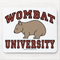 Wombat University mousepads by Wombania Wombat University mousepads