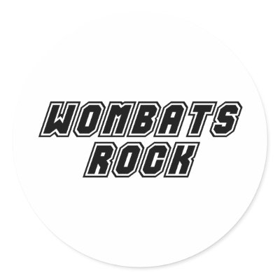 Wombats Rock Stickers by dustin1175