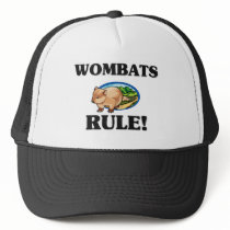 WOMBATS Rule! hats by AnimalShirts WOMBATS Rule! hats