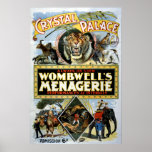 Wombwell's Menagerie Crystal Palace Poster