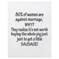 Women Against Marriage flyers by FunnyStuffStore Women Against Marriage flyers