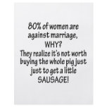 Women Against Marriage flyers