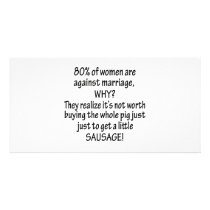 Women Against Marriage photo cards