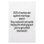 Women Against Marriage Custom Stationery