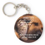 Women and Cats Keychain