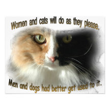 Women and Cats... Personalized Invitation