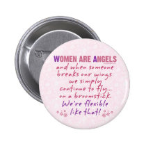 Women are Angels buttons