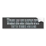 women are like parking spots bumper stickers