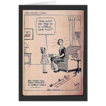 Women Army Corps Greeting Card