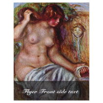 Women At The Well By Pierre-Auguste Renoir Full Color Flyer