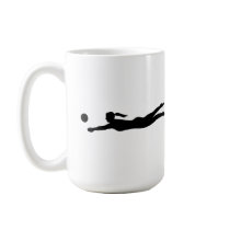 Women beachvolleyball coffee mug