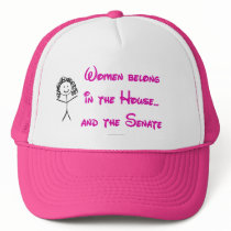 Women Belong in the House hats by clarachandler Women Belong in the House hats