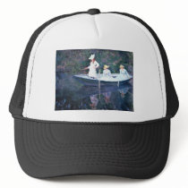 Women Boating - Claude Monet Hats