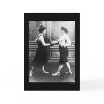 Women Boxing Match 1912 cards