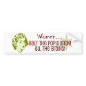 Women! bumper stickers