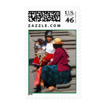 Women Chatting postage