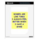women decal for NOOK color