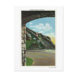 Women Descending Stairway from Summit Postcard
