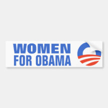 Women Equal Pay for Obama 2012 Bumper Stickers