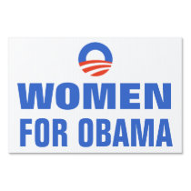 Women Equal Pay for Obama 2012 yard signs