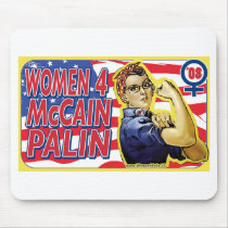 Women for McCain Palin 2008 mousepads by Women4Palin Women for McCain Palin 2008 mousepads