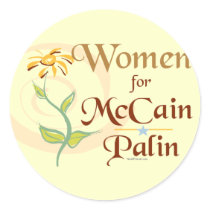 Women For McCain Palin Sticker