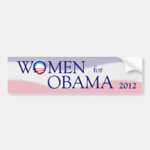 Women for Obama 2012 Bumper Sticker