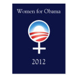 Women for Obama 2012 Postcard
