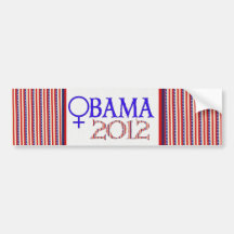 WOMEN FOR OBAMA BUMPER STICKERS