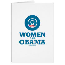 Women for Obama Greeting Cards