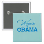 Women for Obama buttons
