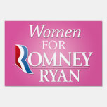 Women for Romney Ryan Yard Signs