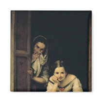 Women from Galicia at the Window, 1670 Refrigerator Magnets