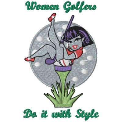 Women Golfers by Embroidery4U