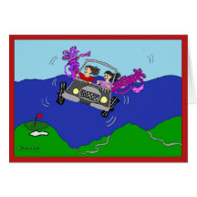 Women Golfers Greeting Card
