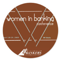 Women In Banking Conference April 28-29, 2009 Sticker