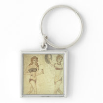Women in 'bikinis' key chains
