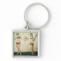 Women in 'bikinis' key chain