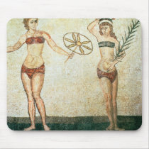 Women in 'bikinis' mouse pads
