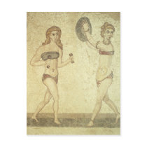 Women in 'bikinis' postcard