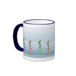 Women in Colorful Fabrics - Mug