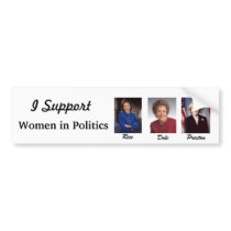 Women in Politics bumper stickers by trm0114 Women in Politics bumper stickers