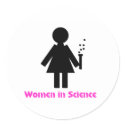 Women in Science stickers