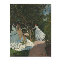 Women in the Garden (1866) postcards