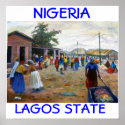 women in the market 1a , LAGOS STATE NIGERIA , ... posters
