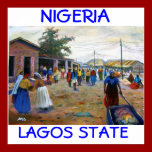 women in the market 1a , LAGOS STATE NIGERIA , ... posters