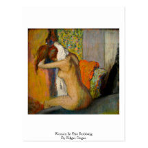 Women In The Rubbing By Edgar Degas Postcards