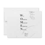 WOMEN CUSTOM INVITATIONS