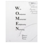 WOMEN LETTERHEAD DESIGN